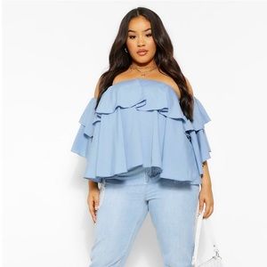 COPY - Ruffle of the shoulder top